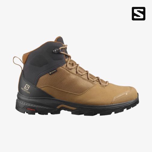 Botas Caminhada Salomon Outward GTX Masculino Marrom | PT T41860